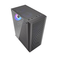 Корпус PCCooler MA100 MESH черный [Mid-Tower, ATX, стекло, 3 вентилятора RGB]