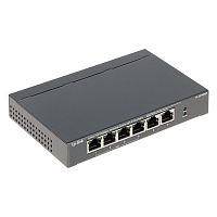 PoE-коммутатор TP-Link TL-SF1006P [неуправляемый, 6×10/100 Мбит/с, 4 порта PoE (PoE+; бюджет 67 Вт), настольный]