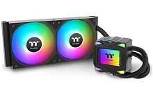 Система жидкостного охлаждения Thermaltake LA240 ARGB Sync чёрный [240 мм, 2 x 120 мм, ARGB, TDP 350 Вт]