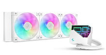 Система жидскостного охлаждения Deepcool LT360 WH ARGB [120 мм - три секции, 3 pin, радиатор - алюминий]