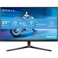 27" Монитор Philips Evnia 27M2N5500 черный [2560x1440@180 Гц, IPS, 1200:1, 500 Кд/м², 178°/178°, HDMI x2, DisplayPort]