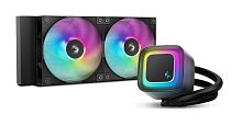 Система жидкостного охлаждения DeepCool LE240 V2 чёрный [240 мм, 2 x 120 мм, ARGB, TDP 280 Вт]