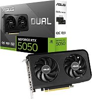 Видеокарта ASUS GeForce RTX 5050 DUAL OC
[PCIe 5.0, GPU 2317 МГц, 8 ГБ GDDR6, 128 бит, 3 x DisplayPort, HDMI]