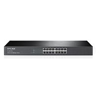 Коммутатор TP-Link TL-SF1016 [неуправляемый, 16×10/100 Мбит/с, в стойку 19", металл]