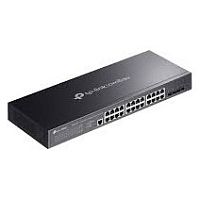 Коммутатор TP-Link SG3428X-M2 [управляемый L2+, 24×2.5 Гбит/с, 4×SFP+ 10G, в стойку 19", металл]