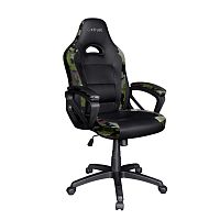 Кресло игровое Trust GXT 701C Ryon камуфляж [экокожа (PU), до 150 кг, фиксированные подлокотники, качание]