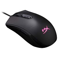 Мышь проводная HyperX Pulsefire Core (4P4F8AA) черный [6200 dpi, RGB-подсветка, USB Type-A, кнопки - 7]
