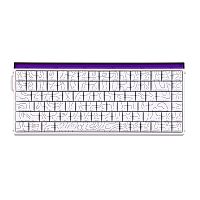 Клавиатура проводная AULA Hero 84HE White Contours белый [магнитная, клавиш - 84, USB Type-C, RGB-подсветка]