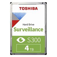Жесткий диск Toshiba S300 HDWT840UZSVA [4 ТБ, 3.5", SATA 6 Гбит/с, 5400 rpm, 256 МБ]