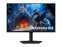 27" Монитор Samsung Odyssey G4 LS27HG400EIXCI черный [1920x1080@300 Гц, IPS, 1000:1, 300 Кд/м², 178°/178°, HDMI, DisplayPort]
