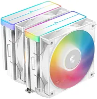 Кулер для процессора DEEPCOOL AG620 WH ARGB V2 [основание - медь, 1950 об/мин, 29.4 дБ, 4 pin, 260 Вт]