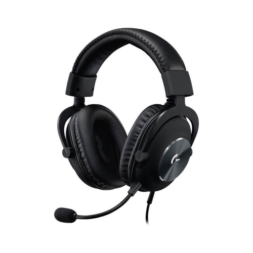 Проводные наушники Logitech G PRO X черный [7.1 Virtual, охватывающие, 20 Гц - 20000 Гц, 35Ω, проводной, кабель - 2 м]