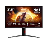 31.5" Монитор AOC U32G4U черный [3840x2160@160 Гц, Fast IPS, 450 Кд/м², 178°/178°, HDMI x2, DisplayPort]
