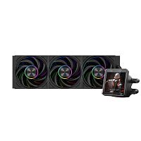 Система жидкостного охлаждения PCCooler DT360 ARGB Display BK чёрный [360 мм, 3 x 120 мм, ARGB, LCD, TDP 320 Вт]