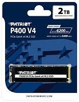 Твердотельный накопитель Patriot P400 V4 [2 ТБ, M.2 2280, PCIe 4.0 x4, 6200/5200 МБ/с]