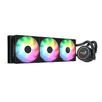 Система жидкостного охлаждения Aerocool Abyss L360R чёрный [360 мм, 3 x 120 мм, ARGB, TDP 320 Вт]