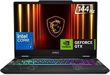 Ноутбук MSI CYBORG 15, Intel Core 7 240H(up to 5.20Ghz), 16GB DDR5, 1TB SSD NVMe M.2, nVidia RTX 5060 8GB, 15.6" FHD 144Hz, WF BT DOS, клав.с подсв EN-RU, черный [9S7-15Q342-073]