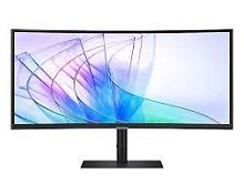 34" Монитор Samsung ViewFinity S6 LS34C650VAIXCI черный [3440x1440@100 Гц, VA, 3000:1, 350 Кд/м², HDMI, DisplayPort, USB Type-C, динамики]
