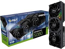 Видеокарта Palit GeForce RTX 5080 GamingPro 16GB [PCIe 5.0, GPU 2295 МГц, 16 ГБ GDDR7, 256 бит, 3 x DisplayPort, HDMI]