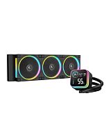Система жидкостного охлаждения DeepCool LQ360 ULTRA чёрный [360 мм, 3 x 120 мм, ARGB, цифровой дисплей, TDP 300 Вт]