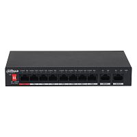 PoE-коммутатор Dahua DH-S3010-8ET-95 [8×10/100 Мбит/с + 2×10/100 Мбит/с, 8 портов PoE (бюджет 95 Вт)]