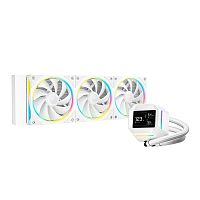 Система жидкостного охлаждения DeepCool LM360 WH белый [360 мм, 3 x 120 мм, ARGB, 2.4" IPS, TDP 300 Вт]