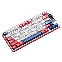 Клавиатура проводная/беспроводная AOC GK300 White Red Blue бело-красно-синий [мембранная, клавиш - 77]