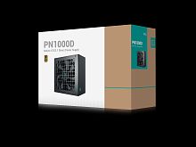Блок питания DeepCool PN1000D [1000W, 80+ Gold, ATX 3.1/PCIe 5.1, APFC, 20 + 4 pin, 4+4 pin x2 CPU, 8 SATA, 12V‑2x6 pin GPU + 3 x 6+2 pin PCI‑E, немодульный]