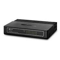 Коммутатор TP-Link TL-SF1016D [неуправляемый, 16×10/100 Мбит/с, настольный, пластик]