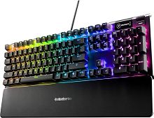 Клавиатура проводная SteelSeries Apex 5 черный [механическая, USB, RGB-подсветка]