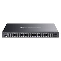 Коммутатор TP-Link SG5452X [управляемый L3 Lite, 48×1 Гбит/с, 4×SFP+ 10G, в стойку 19"]