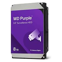 Жесткий диск WD Purple WD85PURZ [8 ТБ, 3.5", SATA 6 Гбит/с, 5640 rpm, 256 МБ]