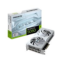 Видеокарта GIGABYTE GeForce RTX 5060 EAGLE OC ICE 8G [PCIe 5.0, GPU 2497 МГц, 8 ГБ GDDR7, 128 бит, 3 x DisplayPort, HDMI]
