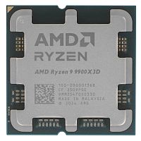 Процессор AMD Ryzen 9 9900X3D OEM [AM5, 12 x 4.4 ГГц, L2 - 12 МБ, L3 - 128 МБ, 2 х DDR5-5600 МГц, TDP 120 Вт]