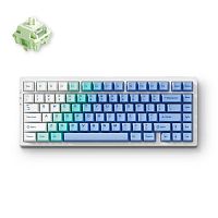 Клавиатура проводная/беспроводная MCHOSE G75 Pro Arctic Snow Matcha Latte V2 белый [механическая, USB Type-C / 2.4 ГГц / Bluetooth, RGB-подсветка]