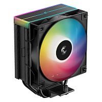 Кулер для процессора DeepCool AG400 BK ARGB V2 [башенный, 4 тепл. трубки, 1 x 120 мм, ARGB]