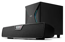 Edifier G7000 черный [86 Вт (R/L: 18 Вт + 18 Вт, сабвуфер: 50 Вт), 2.1 канала, беспроводной сабвуфер, Bluetooth 5.0, Оптический вход, AUX, USB, 44 Гц - 20 кГц, RGB-подсветка с 13 режимами, DTS Digital Surround Sound]