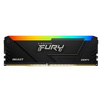 Оперативная память Kingston FURY Beast Black RGB KF432C16BB12AK2/32 [DDR4, 32 ГБ (2x16 ГБ), 3200 МГц, CL16]