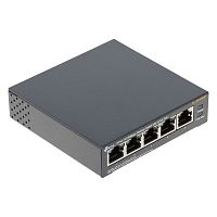PoE-коммутатор TP-Link TL-SF1005P [неуправляемый, 5×10/100 Мбит/с, 4 порта PoE (бюджет 67 Вт), настольный, металл]