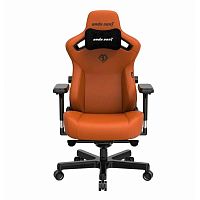Кресло игровое AndaSeat Kaiser 3 L оранжевый [экокожа, до 120 кг, подголовник, подлокотники - 4D]
