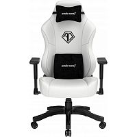 Кресло игровое AndaSeat Phantom 3 WHITE белый [экокожа, 2D подлокотники, 60 мм колеса, до 100 кг]