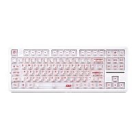 Клавиатура проводная/беспроводная ATK A87 Ultra Daylight белый [механическая, клавиш - 87, USB Type-C / 2.4 ГГц / Bluetooth, ARGB-подсветка]