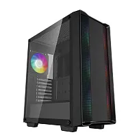 Корпус DEEPCOOL CC560 ARGB V2 черный [Mid-Tower, Micro-ATX, Mini-ITX, Standard-ATX, USB 2.0 Type-A, USB 3.2 Gen 1 Type-A, ARGB вентиляторы, 4 x 120 мм]