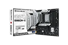 Матплата MAXSUN MS-Terminator B860M-E, LGA1851, Intel B860, 4xDDR5, 1xPCI-E 5.0x16, 1xPCI-E 4.0x4, Sound8Ch, GLAN, 4SATA+2M.2, mATX, 8USB3.2+4USB2.0, HDMI, DP
