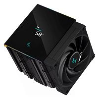 Кулер для процессора DeepCool AK620 DIGITAL [двухбашенный, 6 тепл. трубкок, 2 x 120 мм, ARGB + цифровой дисплей, TDP 260 Вт]
