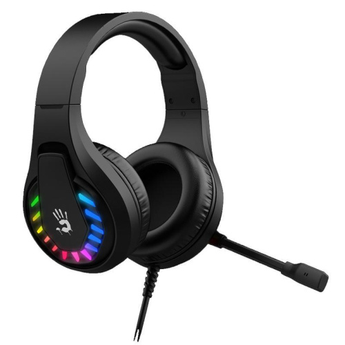 Проводные наушники A4Tech Bloody G230 черный [7.1 Virtual, охватывающие, 20 Гц - 20000 Гц, 16Ω, проводной, кабель - 2 м]