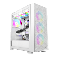Корпус PC Cooler C3 D510 ARGB WH белый [Mid-Tower, Micro-ATX, Mini-ITX, Standard-ATX, 2xUSB 3.0 Type-A, ARGB 3 x 120 мм]