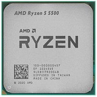 Процессор AMD Ryzen 5 5500 OEM [AM4, 6 x 3.6 ГГц, L2 - 3 МБ, L3 - 16 МБ, 2 х DDR4-3200 МГц, TDP 65 Вт]
