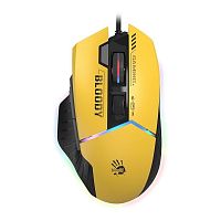 Мышь проводная A4Tech Bloody W95 Ultra Sports Lime [20000 dpi, RGB-подсветка, USB Type-A]