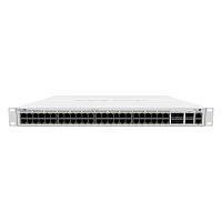 PoE-коммутатор MikroTik CRS354-48P-4S+2Q+RM [управляемый (RouterOS / SwOS), 48×1 Гбит/с + 1×100 Мбит/с (mgmt), 4×SFP+ 10G, 2×QSFP+ 40G, 48 портов PoE (бюджет 700 Вт), в стойку 19"]